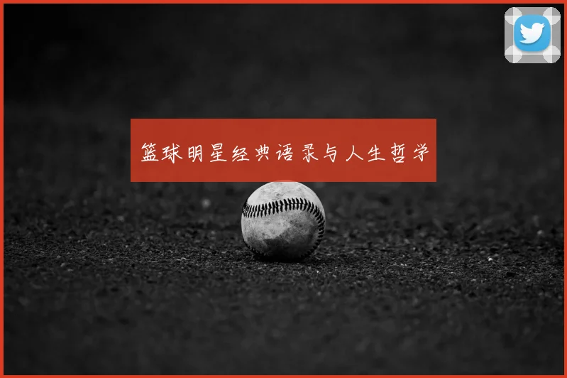 篮球明星经典语录与人生哲学